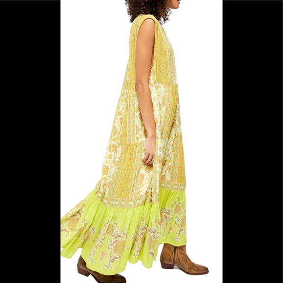 Free People Hanalei Bay Lace-up Midi Dress - Picture 3 of 13